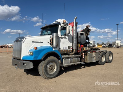 Fassi F210 19334 lb Knuckle Boom on 2012 Western Star 4900 6x4 ブームトレーラー