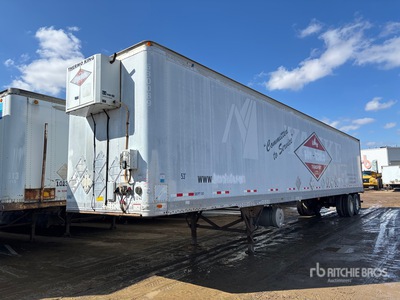 2001 Great Dane 53 ft x 102 in T/A Heated Remorque fourgon