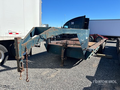 2008 Lamar 20 ft T/A Gooseneck Remorque utilitaire