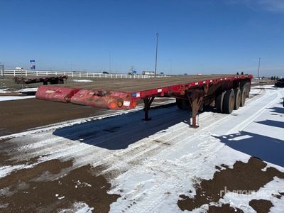 2007 Lufkin 43 ft Tri/A Flatbed Remorque pour champ pétrolifère
