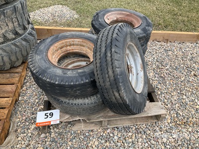 Quantity of (5) 8-14.5 Tires