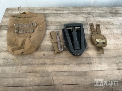 (3) Rescue Hook Strap Cutters, (1) Pair of Elbow Pads & Assorted Items