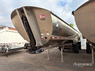 2020 Travis 37 ft T/A Spread Axle Aluminum Quarter Frame Remorque à benne basculante arrière