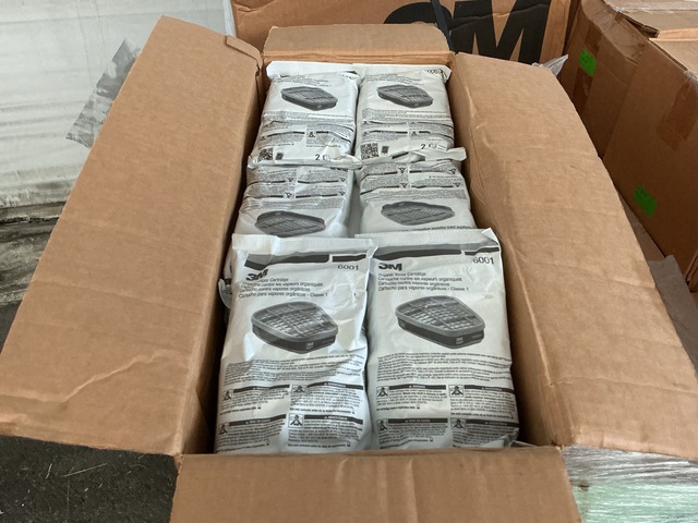 (3,462) 3M 6001 Respirator Cartridges