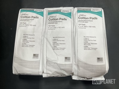 (31) ABDick 4-4931-CS Cotton Pads