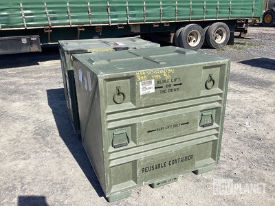 (2) PRC Composites 102440-101 Pallet Containers