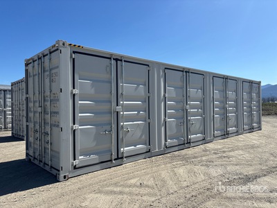 2025 40 ft High Cube Multi-Door Storage Container