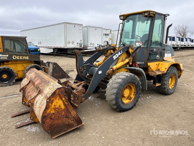 2014 John Deere 324J ホイールローダー (Inoperable)