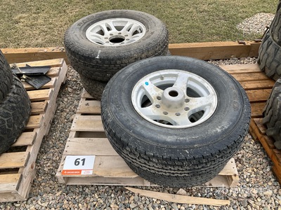Quantity of (4) Trailer Tires