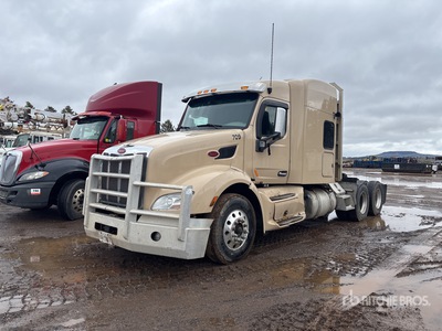 2019 Peterbilt 579 6x4 Cabeza Tractora Cabina Dormitorio (Inoperable)