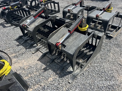 All-Star 80 in Heavy Duty Rock Skid Steer Grapple (Unused)