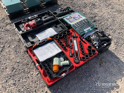 2026 Yuni Lote de Herramientas de Impacto (Sin Usar) / Air Tools Impact Wrench (Unused)