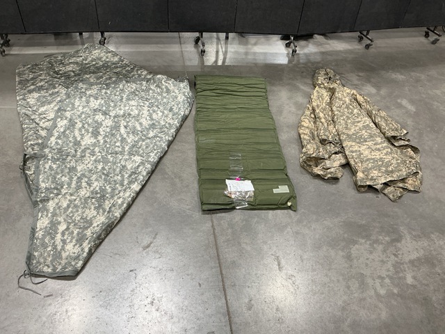 (27) Wet Weather Ponchos, (25) Wet Weather Poncho Liners & Assorted Items