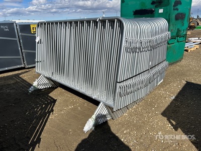 Quantity of 6 ft 8 in x 4 ft Crowd Barrier Fencing