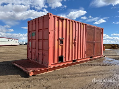 20 ft x 8 ft Skid Mounted Generator Enclosure