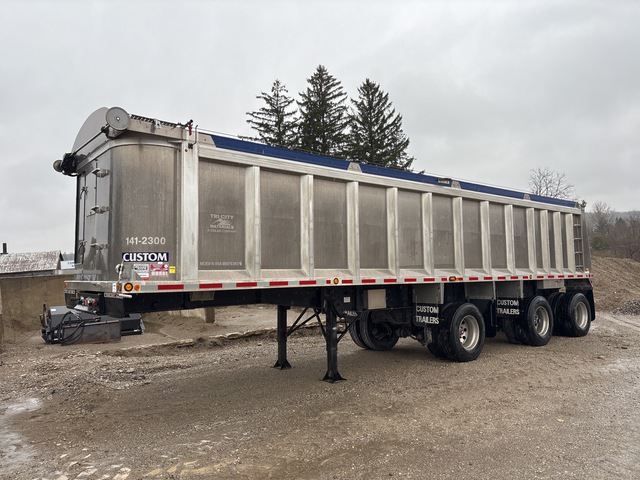 2023 Custom 36 Tri/A End Dump Trailer