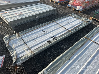Quantity of (100) 2026 SKLP SKL100 Galvalume Steel Sheets (Unused)