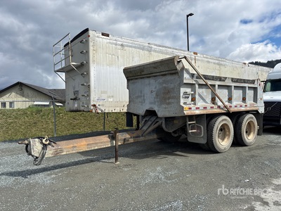 2007 Raja 14 ft T/A Mini-remorque à benne