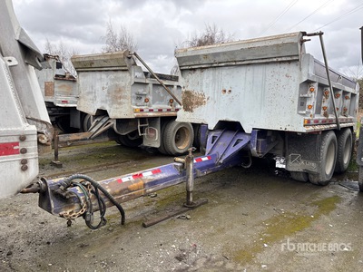 2008 K-Line 14 ft T/A Pup Dump Trailer