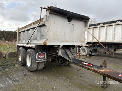 2000 Raja 22123 T/A Pup Dump Trailer