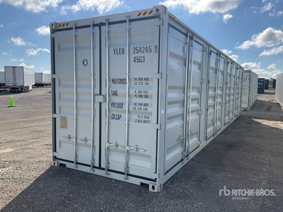 2026 40 ft High Cube Multi-Door Conteneur de stockage