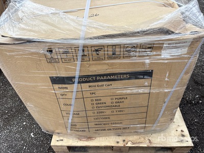 2026 IRET13-BLACK 3 TT E-Trike Mini Scooter (Unused)