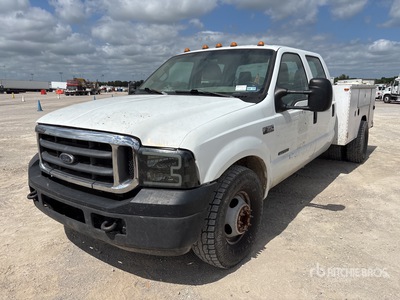 2001 Ford F-350 4x2 Crew Cab Utiliteits vrachtwagen