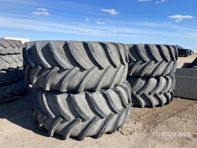 Quantity of (4) Goodyear LSW 800/55R46 Tires - Fits John Deere R4045