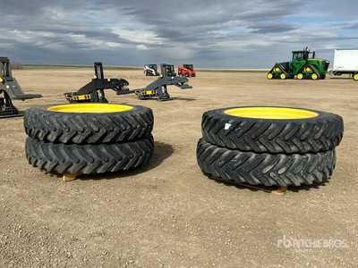 Quantity of (4) Michelin VF 380/90R46 Tires - Fits John Deere R4044