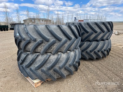 Quantity of (4) Alliance 650/65R38 Pneumatici - Fits John Deere 4830