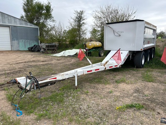 2013 Cornhusker 800RHT230 16 ft 6 in Tri/A Drawbar Aluminum Pup Dump Trailer