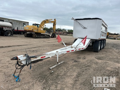 2013 Cornhusker 800RHT230 16 ft 6 in Tri/A Drawbar Aluminum Pup Dump Trailer