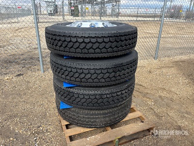 Quantity of (4) Kapsen HS208 11R22.5 Tires (Unused)