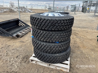 Quantity of (4) Kapsen HS217 11R22.5 Tires (Unused)