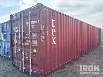 2014 40 ft High Cube Storage Container