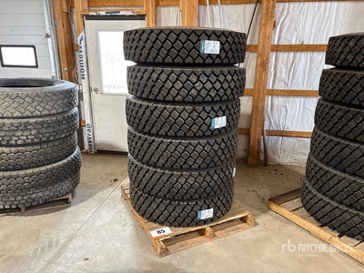 Quantity of (6) Jinyu JD721 11R24.5 Tires (Unused)