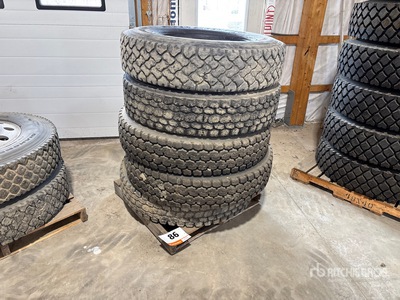 Quantity of (5) 11R24.5 Tires