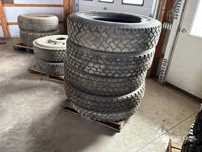 Quantity of (5) 11R24.5 Tires