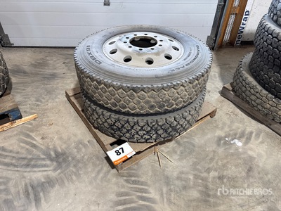 Quantity of (2) Diamondback DBX91 11R24.5 Tires