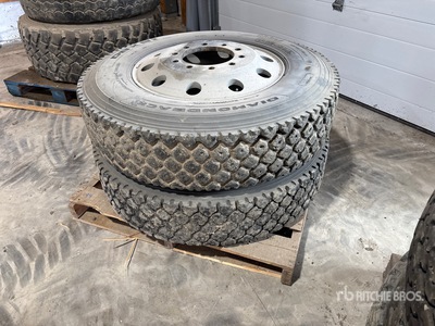 Quantity of (2) Diamondback DBX91 11R24.5 Pneus