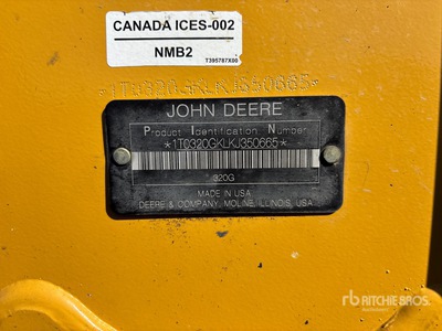2019 John Deere 320G Skid Steer Loader