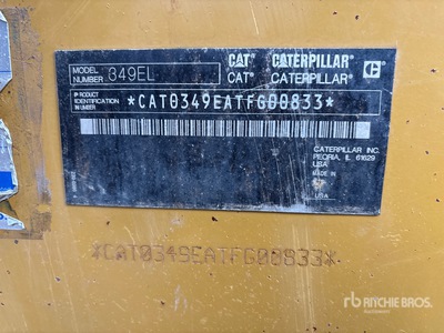 2013 Cat 349E L Tracked Excavator