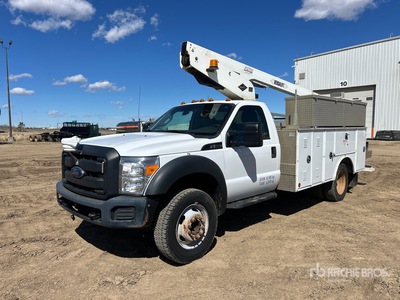 2014 Versalift TEL29N 29 ft on 2014 Ford F-550 XL 4x2 Bucket Truck