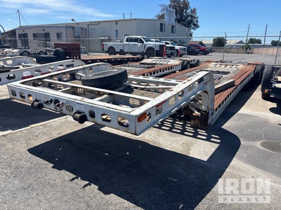 1997 Murray 16-Wheel Extendable Expandable Axle Single Drop Removable Gooseneck Lowboy Trailer