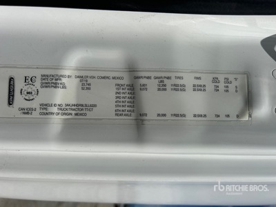 2020 Freightliner Cascadia 6x4 T/A Day Cab Truck Tractor