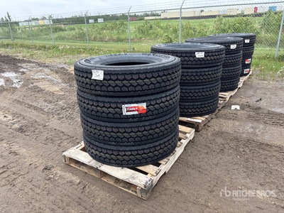 Quantity of (16) Dovroad 11R22.5 Drive Tires (Unused)
