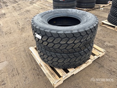 Quantity of (2) Boto 385/65R22.5 Tires (Unused)