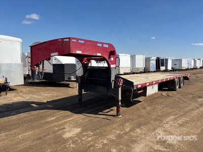 2019 Precision FG32B-10SP 32 ft T/A Gooseneck Equipment Trailer