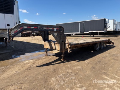 2008 PJ 24 ft T/A Gooseneck Przyczepa do sprzętu