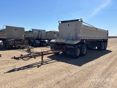 2008 26 ft Quad/A Aluminum End Dump Trailer